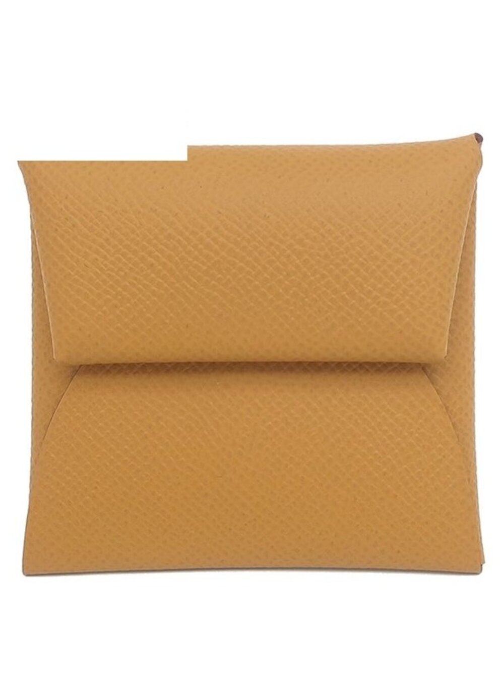 Hermes Coin Purse Bastia Veau Epsom Sesame Silver Brown